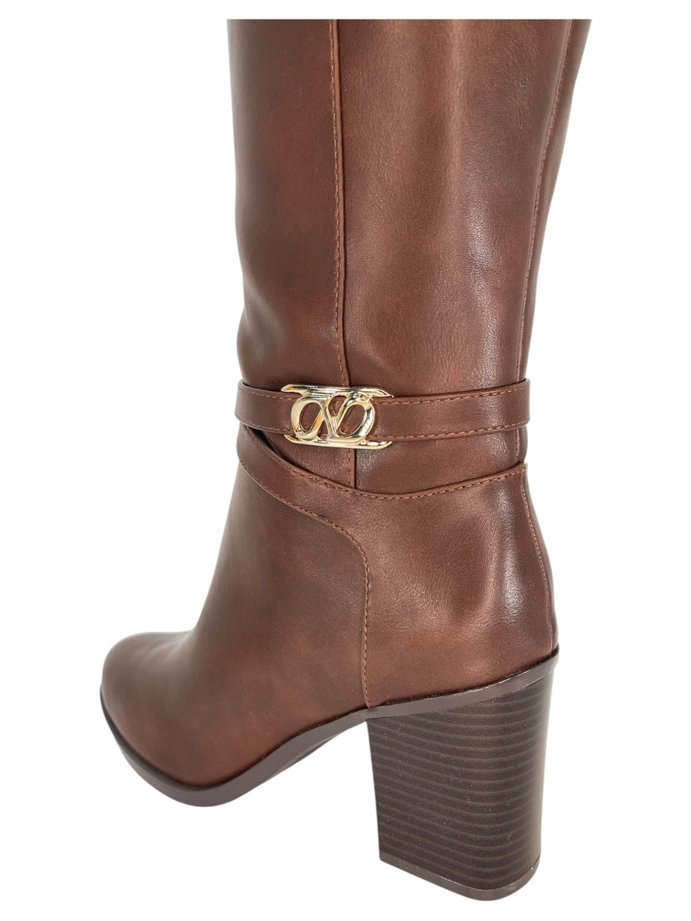 Naturalizer Jane Brown Faux Leather Knee High Womens Boots Size 9.5M - Picture 7 of 12